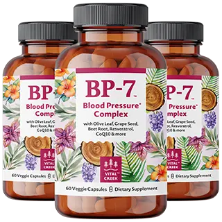 Three bottles of BP-7